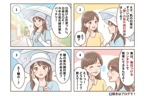紫外線対策のイメージ
